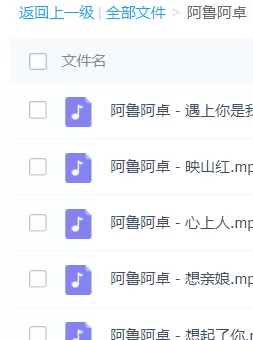 「阿鲁阿卓」歌曲大全-音乐合集百度网盘资源-推影坊