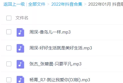 「2022年抖音合集」歌曲大全-音乐合集百度网盘资源下载-推影坊