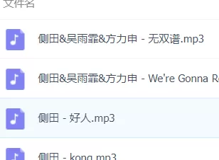 「侧田」歌曲大全-音乐合集百度网盘资源-推影坊